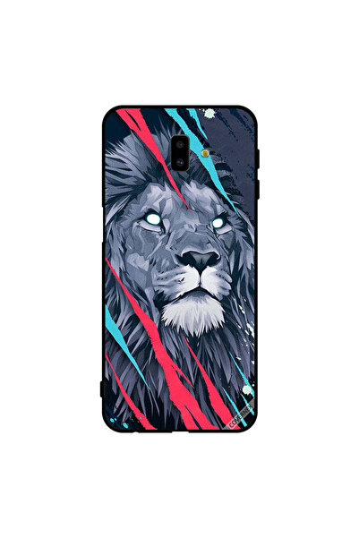 Covernex غطاء حماية لهاتف سامسونج جالاكسي J6+ برسومات الأسد الملك