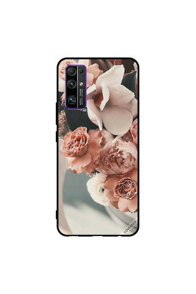 Covernex غطاء حماية لهاتف Honor 30 باقة زهور الخوخ