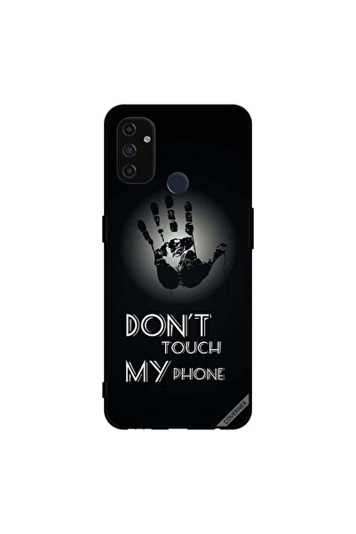 Covernex غطاء حماية لهاتف Oneplus Nord N100 مطبوع عليه عبارة "لا تلمس هاتفي ب...