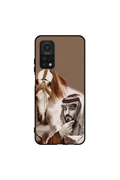 Covernex غطاء حماية لهاتف شاومي مي 10 تي برو 5 جي محمد بن سلمان أمام حصان
