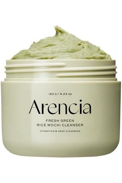 Arencia Korean Rice Mochi Face Cleanser 120g - Foaming Cleanser, Gentle Scrub All in One - Deep Clea
