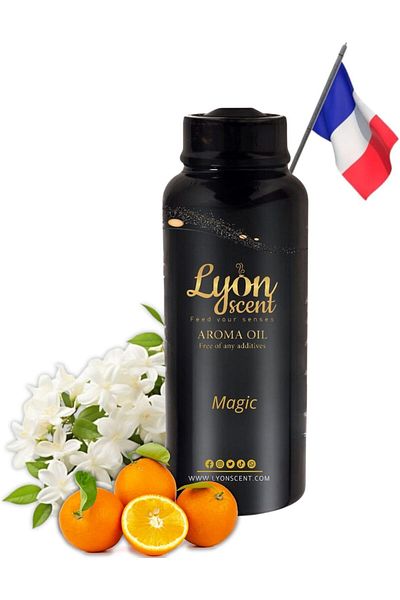 Lyon Scent Aroma Oil, Essential Oil, Diffuser Aroma, Air Freshener (500ml, Magic)