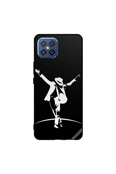 Covernex غطاء حماية لهاتف هواوي نوفا 8 SE 4G Action باللونين الأسود والأبيض