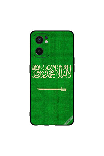 Covernex غطاء حماية لهاتف أوبو رينو 7 إس إي 5 جي بعلم المملكة العربية السعودي...