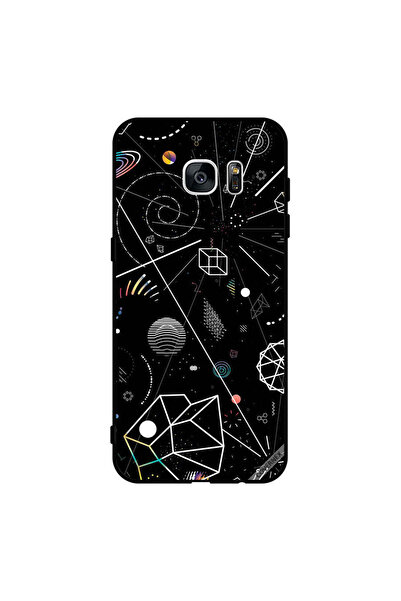 Covernex غطاء حماية لهاتف سامسونج جالاكسي S7 إيدج بأشكال هندسية