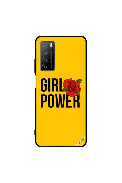 Covernex Protective Case Cover For Honor Play 4 Girl Power Yellow
