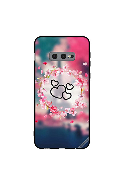 Covernex غطاء حماية لهاتف سامسونج جالاكسي S10e قلوب سوداء