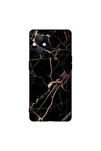 Covernex غطاء حماية لهاتف Oppo A96 بنمط رخامي أسود