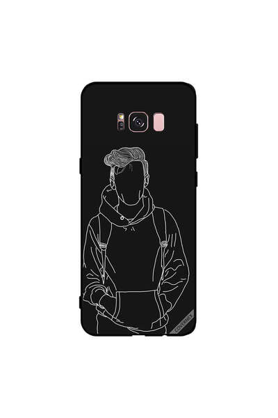 Covernex غطاء حماية لهاتف سامسونج جالاكسي S8+ رسم جاكت بوي