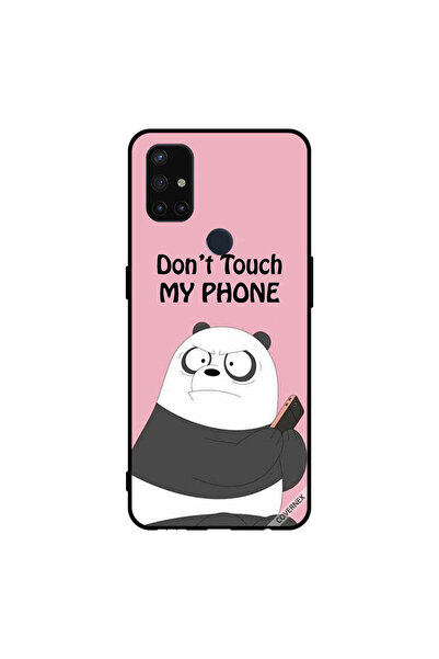 Covernex غطاء حماية لهاتف Oneplus Nord N10 5G مطبوع عليه عبارة "لا تلمس هاتفي...