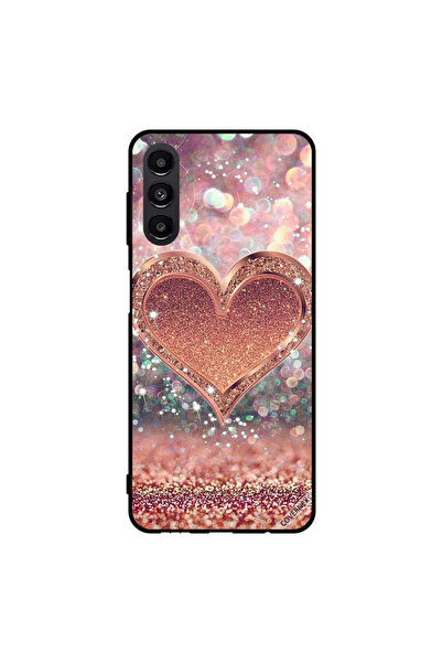 Covernex غطاء حماية لهاتف سامسونج جالاكسي A13 5G - قلب ذهبي لامع