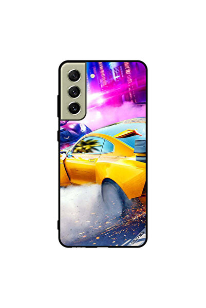 Covernex Protective Case Cover For Samsung S21 FE Yellow Car
