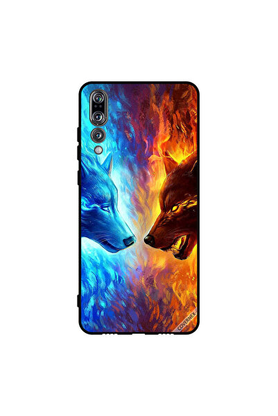 Covernex غطاء حماية لهاتف هواوي بي 20 برو - ذئب الماء والنار
