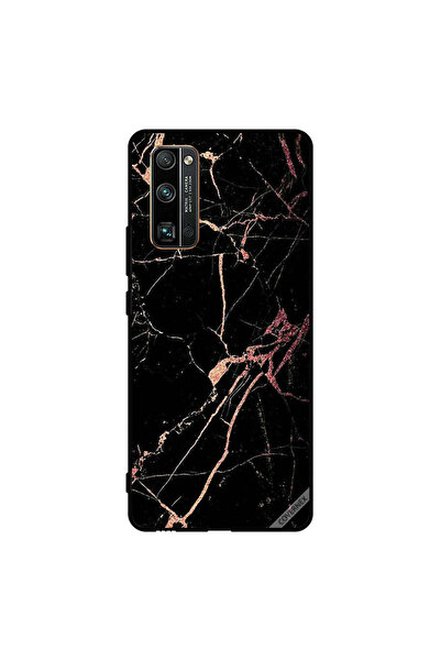 Covernex غطاء حماية لهاتف Honor 30 Pro بنمط رخامي أسود