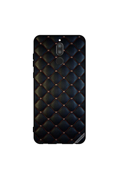 Covernex غطاء حماية لهاتف هواوي ميت 10 لايت بنقشة قماشية سوداء