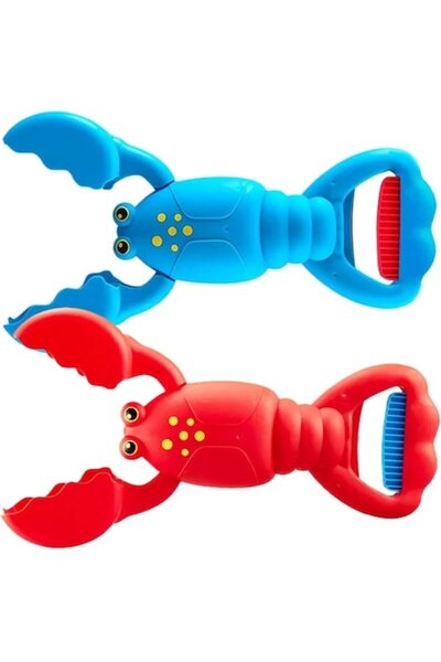 dalimag Set 2 Jucarie de Plaja, Cleste Robotizat Pentru Sapat, Din Plastic, 35 cm, Pentru Copii, Multicolor,