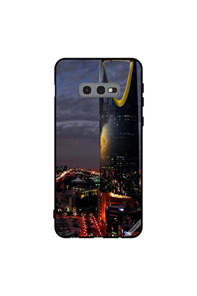Covernex غطاء حماية لهاتف سامسونج جالاكسي S10e منظر برج الفيصلية في المساء
