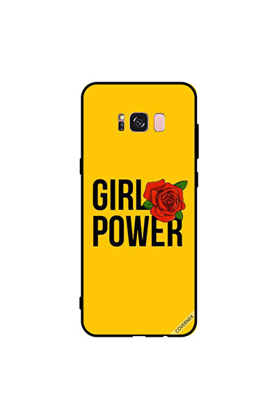 Covernex غطاء حماية لهاتف سامسونج جالاكسي S8+ - قوة الفتاة الصفراء