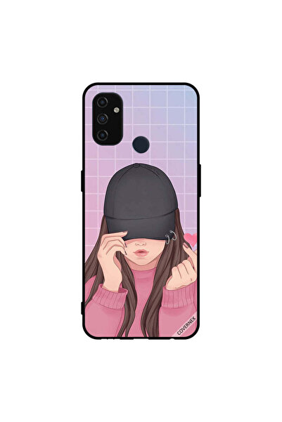 Covernex غطاء حماية لهاتف Oneplus Nord N100 - سناب لوف، فتاة ذات قبعة سوداء