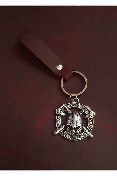 BSN Store Sparta Warrior Figure Keychain Premium Hand Made Real Leather Keychain