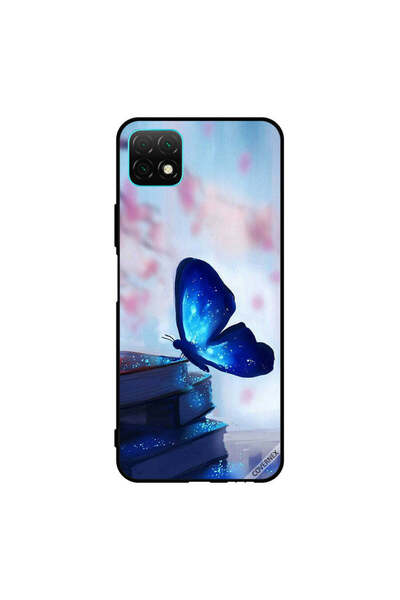 Covernex Protective Case Cover For HUAWEI nova Y60 Dark Blue Butterfly On Books