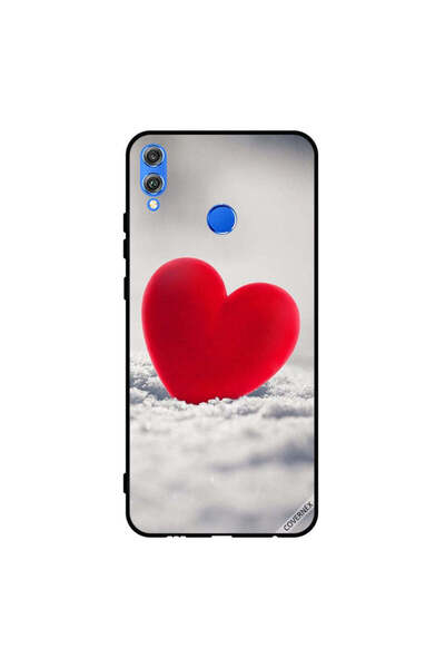 Covernex غطاء حماية لهاتف Honor 8X بتصميم قلب أحمر جميل