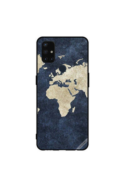 Covernex غطاء حماية لهاتف Oneplus Nord N10 5G بنمط خريطة على الجينز