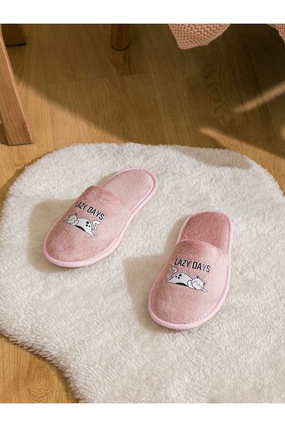 LC Waikiki Γυναικείες παντόφλες εσωτερικού χώρου με στάμπα