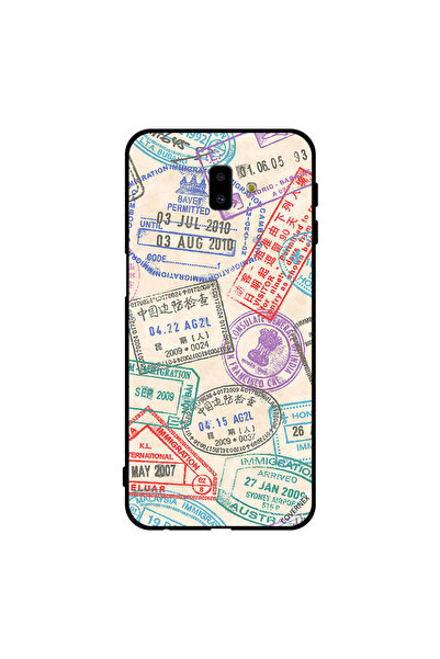Covernex غطاء حماية لهاتف سامسونج جالاكسي J6+ - طوابع السفر