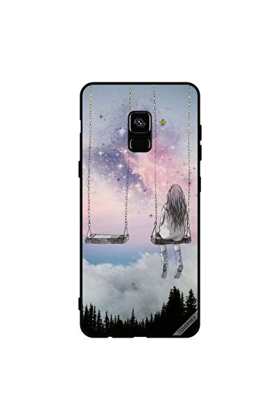 Covernex غطاء حماية لهاتف سامسونج جالاكسي A8+ (2018) فتاة وحيدة حزينة