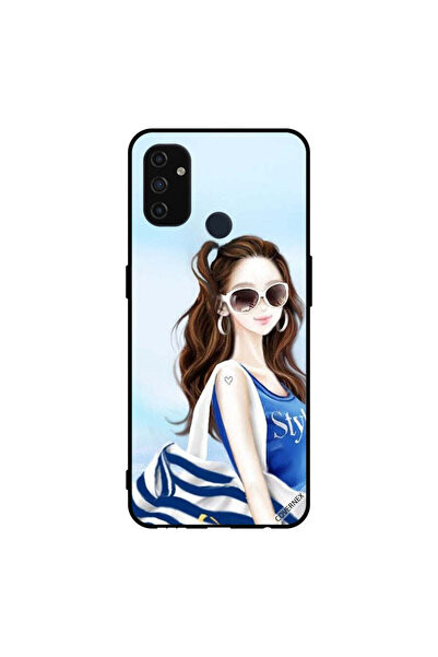 Covernex غطاء حماية لهاتف Oneplus Nord N100 بتصميم قميص أزرق