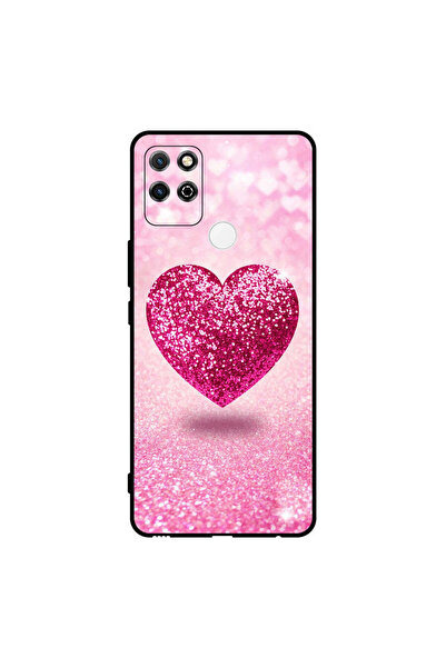 Covernex غطاء حماية لهاتف Honor Play 5T - قلب وردي لامع