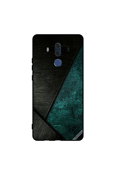 Covernex غطاء حماية لهاتف هواوي ميت 10 برو بنقشة باللونين الأسود والأخضر الداكن