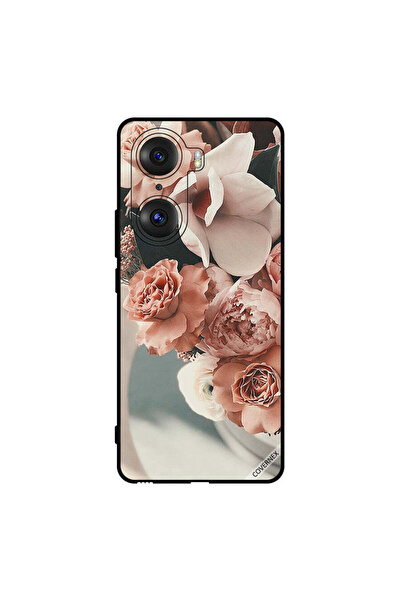 Covernex غطاء حماية لهاتف Honor 60 Pro بنقشة زهور الخوخ