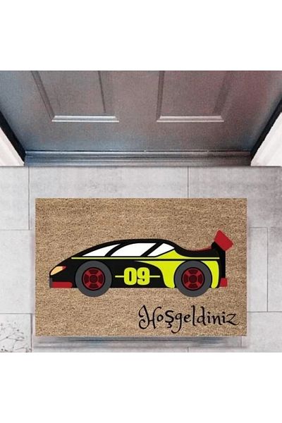 Eng Digital Printed and Decorative Door Mat - Cars P-2698