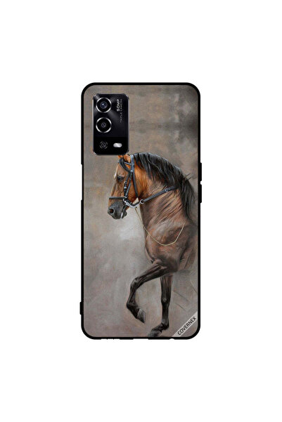 Covernex غطاء حماية لهاتف Oppo A55/56 صورة حصان عتيقة