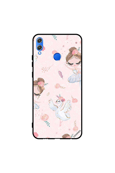 Covernex غطاء حماية لهاتف Honor 8X - فتاة وزهور