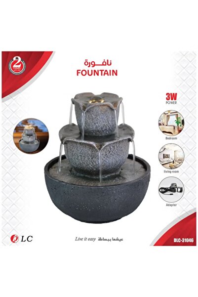 DLC نافورة مياه داخلية - نافورة زخرفية لسطح الطاولة للمنزل والمكتب