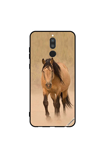 Covernex غطاء حماية لهاتف هواوي ميت 10 لايت - سباق الخيل باللون البني