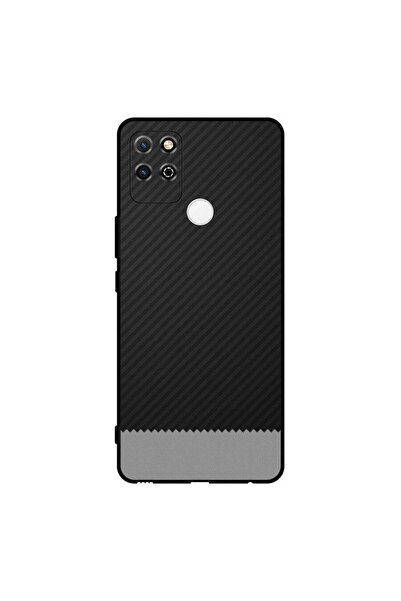 Covernex غطاء حماية لهاتف Honor Play 5T بنمط خطوط سوداء ورمادية