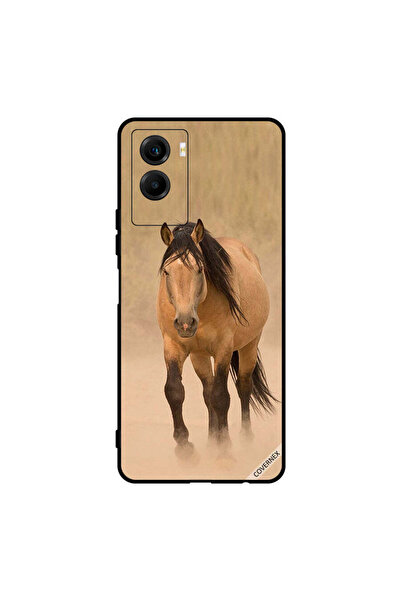 Covernex غطاء حماية لهاتف Vivo Y55s 5G - لون بني - سباق الخيل