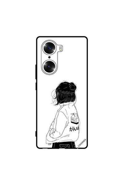 Covernex غطاء حماية لهاتف Honor 60 فتاة تفكر بعمق كبير