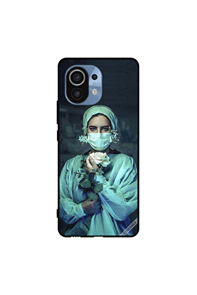 Covernex غطاء حماية لهاتف شاومي مي 11 ممرضة تحمل زهرة