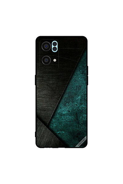 Covernex غطاء حماية لهاتف Oppo Reno7 Pro 5G بنمط أسود وأخضر غامق