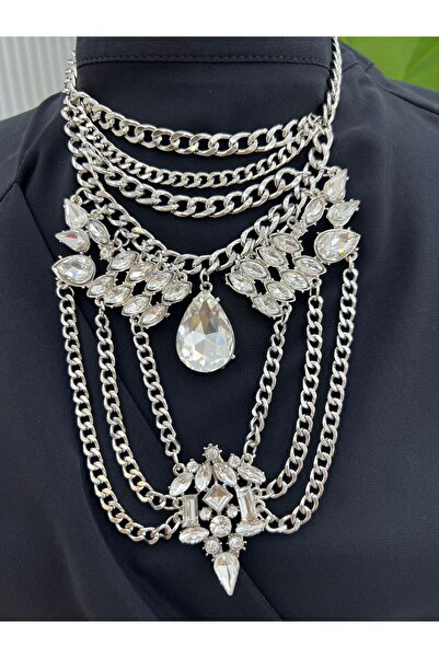 FIRSTESLEM قلادة فولاذية بتصميم خاص مع صناعة يدوية