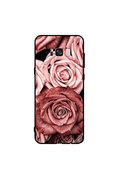 Covernex غطاء حماية لهاتف سامسونج جالاكسي S8+ - زهور الخوخ