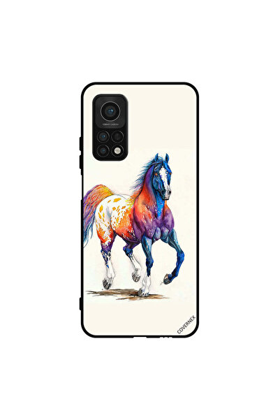 Covernex غطاء حماية لهاتف شاومي مي 10 تي برو 5 جي - حصان ملون