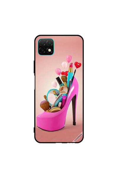 Covernex Protective Case Cover For HUAWEI nova Y60 Pink Shoe With Makeup Items