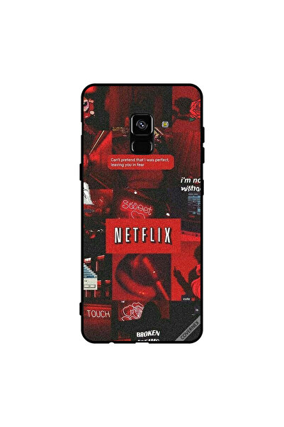 Covernex غطاء حماية لهاتف سامسونج جالاكسي A8+ (2018) - Netflix