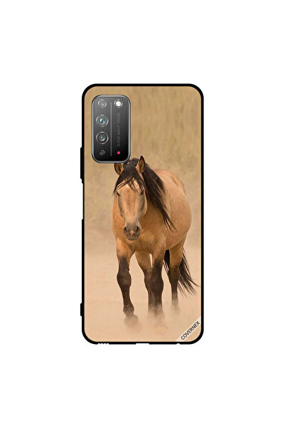 Covernex غطاء حماية لهاتف Honor X10 5G - سباق الخيل البني